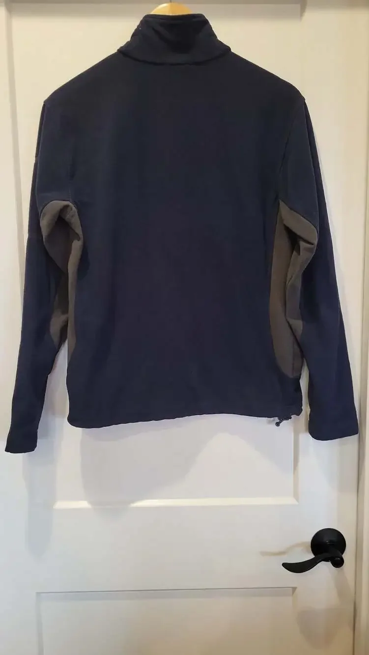 The North Face TKA 100 Flight Series Full Zip Fleece Jacket Navy/Gray, size S